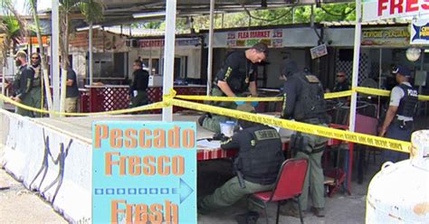 Opa Locka Flea Market Raided In Alleged Food Stamp Scam Cbs Miami