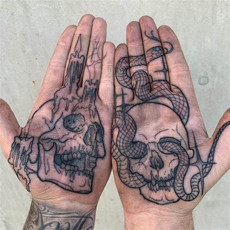 Palm Size Tattoo Designs