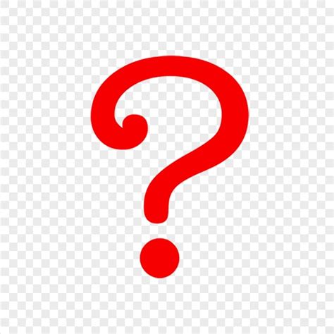 Png Red Question Symbol Mark Icon Citypng