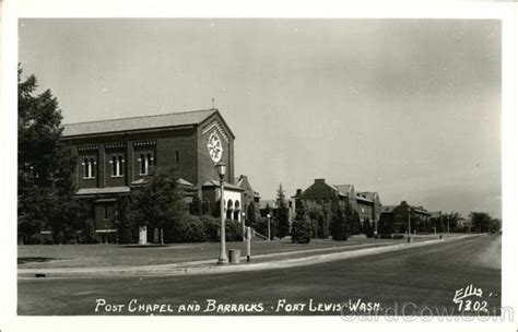 Post Chapel And Barracks Fort Lewis Wa