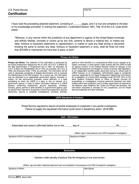 Postal Form 2571 Fill And Sign Printable Template Online Us Legal Forms