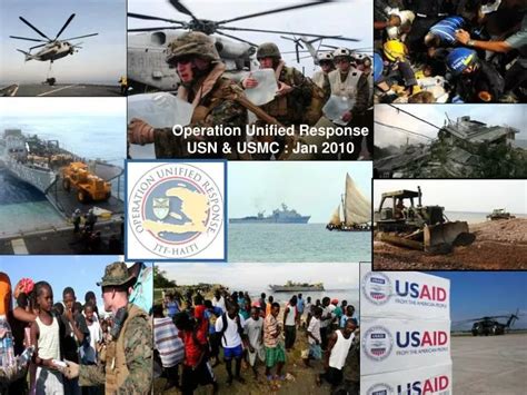 Ppt Operation Unified Response Usn Amp Usmc Jan 2010 Powerpoint Presentation Id 604889