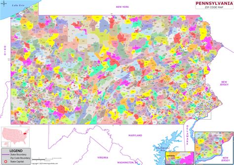 Printable Pennsylvania Zip Codes List 02 2022