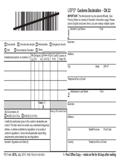 Ps 2976 R 2013 2024 Form Fill Out And Sign Printable Pdf Template Airslate Signnow