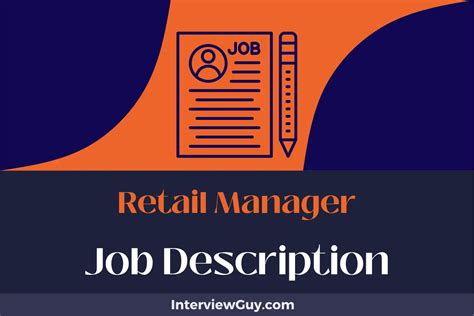 Retail Manager Job Description Updated For 2024