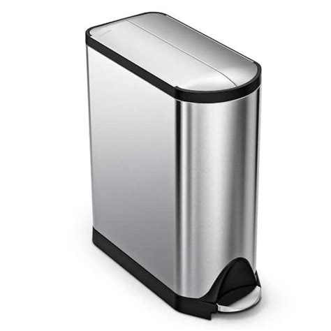 Reviews For Simplehuman 45 Liter Butterfly Step Trash Can Brushed Stainless Steel Pg 5 The