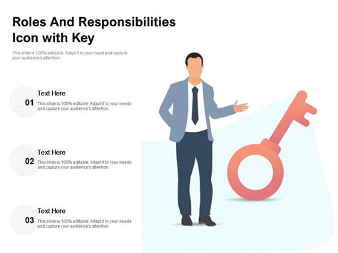 Roles And Responsibilities Icon With Key Powerpoint Slides Diagrams Themes For Ppt