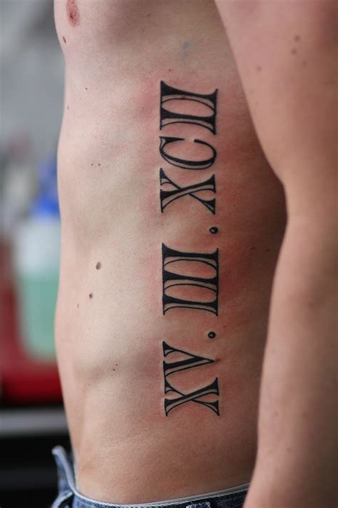 5 Roman Numeral Tattoo Ideas