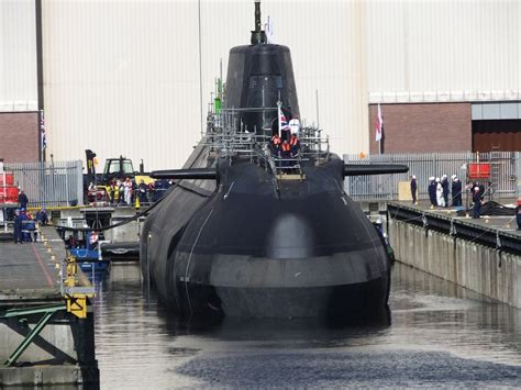 Royal Navy Astute Class Nuclear Powered Submarine Hms Artful Sets Sail For The First Time