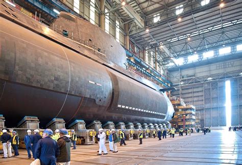 Royal Navy S Astute Class Ssn Hms Anson S 123 Before Launch Note The Massive Thales S2076