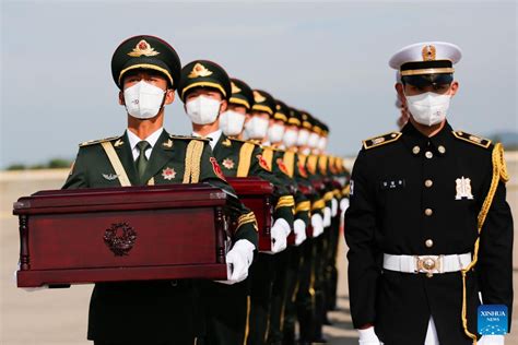 S Korea Returns Remains Of 88 Chinese Soldiers Killed In Korean War Ministry Of National Defense