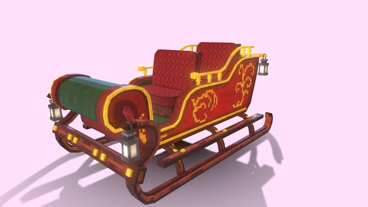 Santa Amp 39 S Sleigh 3D Model By Wolland F53a3a4 Sketchfab