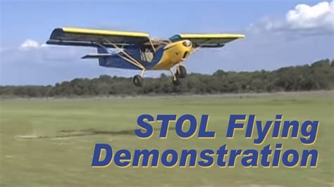 Short Take Off And Landing Flying Demonstration Youtube