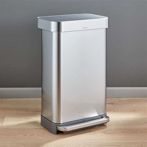 Simplehuman Steel Motion Sensor 12 Gallon Trash Can Reviews Wayfair