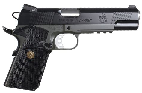 Springfield 1911 Marine Operator 45 Acp 5 Barrel 7Rd Pachmayr Grip Od Green Black Armory Kote