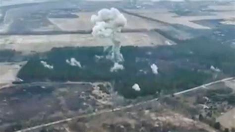 Striking Video From Above Shows Bomb Strike On Russian Forces Hiding In Forest Cnn