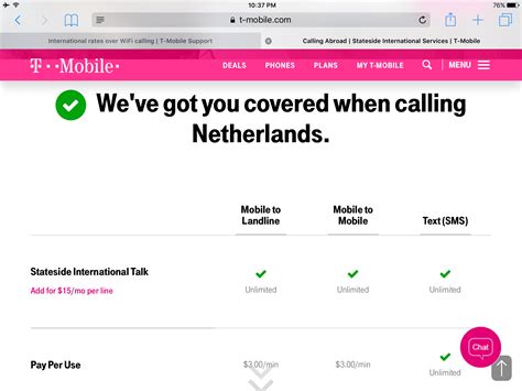 T Mobile International Phone Plans Coverage Rates More