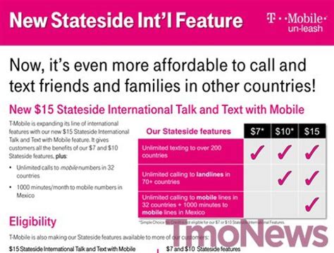 5 T Mobile International Tips