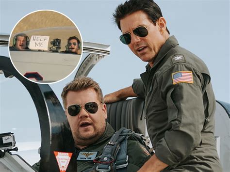 Tom Cruise Terrifies James Corden With Crazy Stunts In Top Gun Fighter Jet