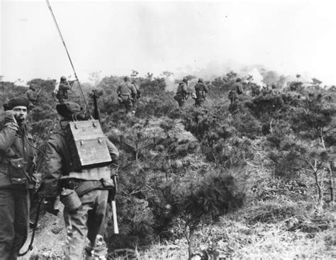 Troops Advance Against Enemy In Korean War Harry S Truman