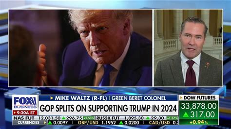 Trump Getting Real Results For America Undeniable Rep Mike Waltz Fox Business Video