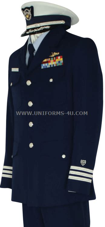 U S Coast Guard Men S Auxiliary Service Dress Blue Uniform