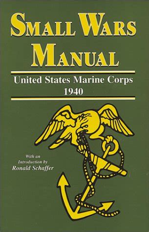 U S Marine Corps Small Wars Manual 1940 Edition