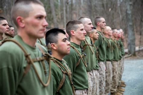 U S Marine Officer Candidates Participate In A Medal Of Honor Run At Officer Candidates School