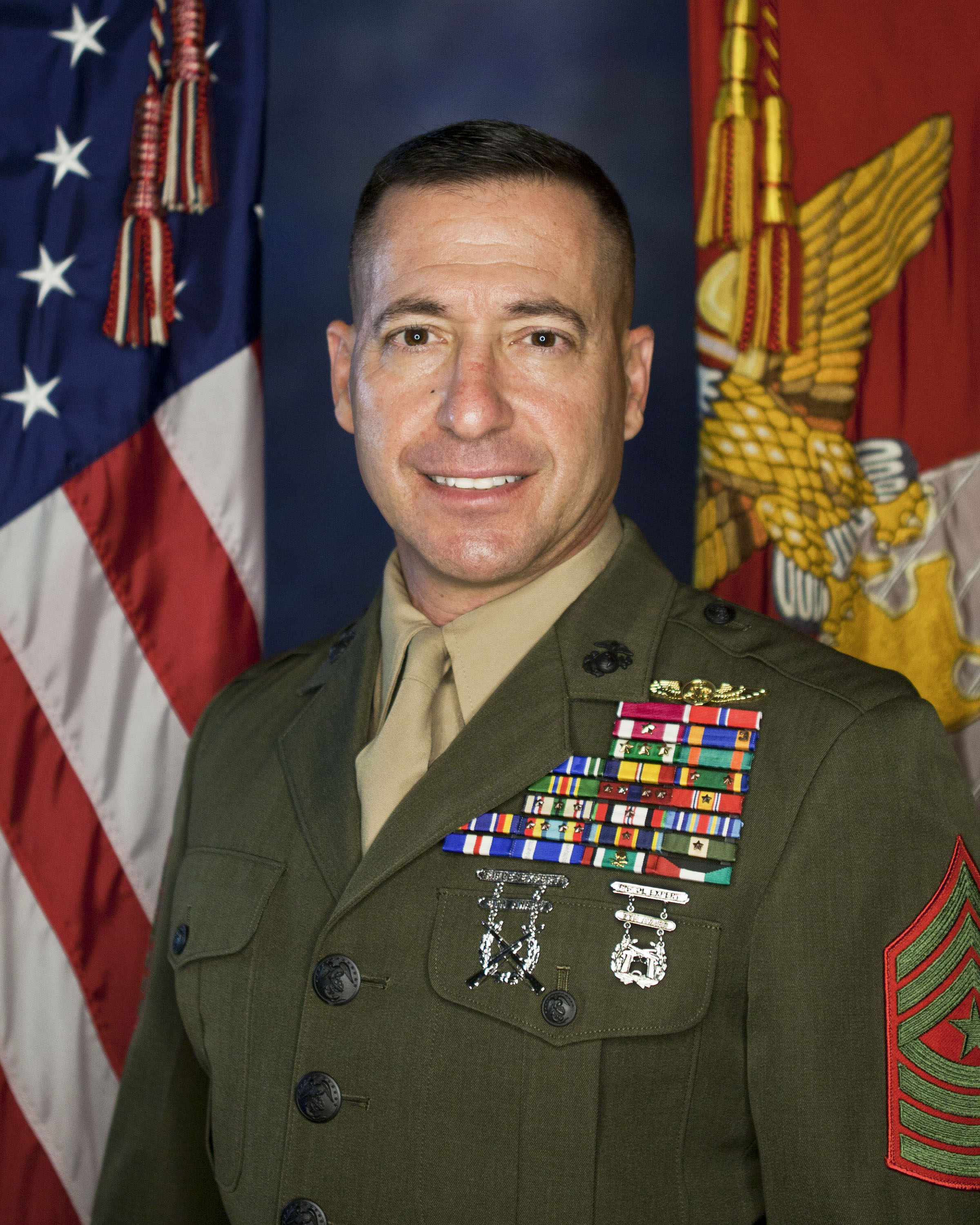 U S Marines With Marine Forces Reserve March To Their Positions During The Celebration Of The