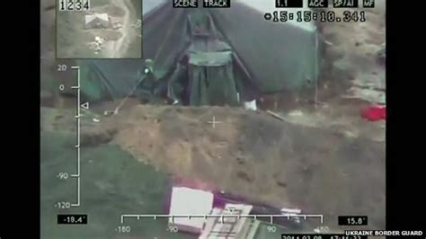 Ukraine Surveillance Footage Shows Russian Troops Digging In