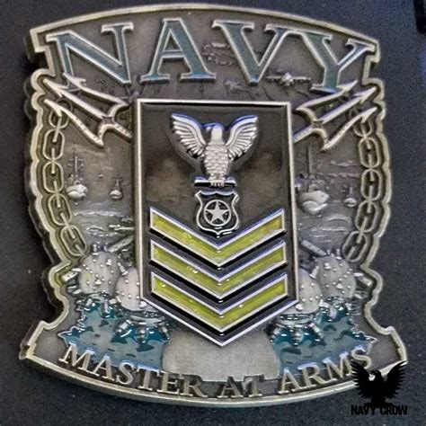 Us Navy Master At Arms 1St Class Gold Chevrons Coin Usn Coins