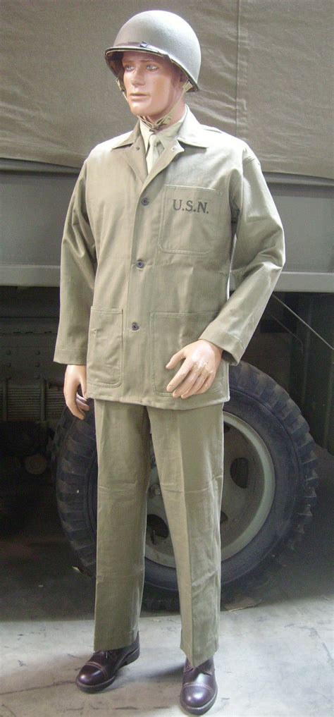 Usn N 3 Hbt Utility Uniform Wwii Impressions Inc