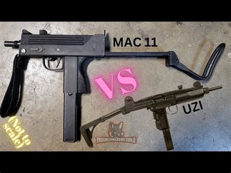 Uzi vs Mac 11 Comparison